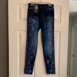 Sacred Threads Women’s Blue Jean Leggings